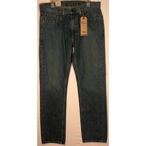 Levi's 559 men's medium washed jeans relaxed straight below waist 34 x 34 NWT